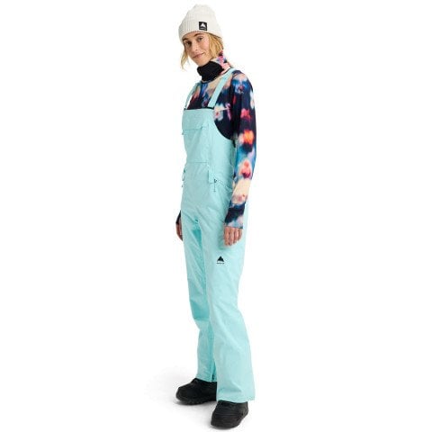 Salopeta Snowboard Dama Burton Reserve Stretch Bib - Light Teal - Burton