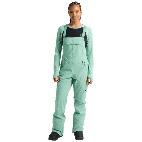 Salopeta Snowboard Dama Burton Reserve Stretch Bib - Soft Sage