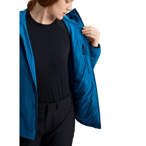 Geaca Termala Dama AK-Burton Helium Hooded Insulated - Blue Teal