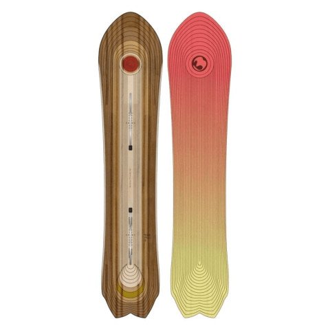 Placa Snowboard Test Unisex Burton Fish 3D Wood
