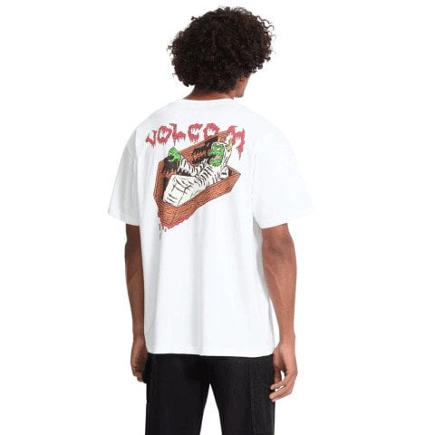 Tricou Barbati Volcom JJ Villard 2 - White - Volcom