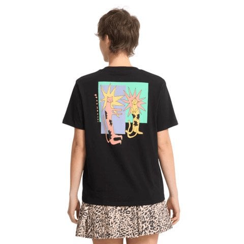 Tricou Dama Radical Daze Up - Black - Volcom