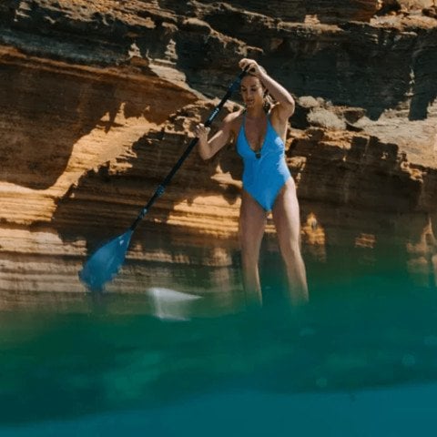 Padela SUP Fanatic Carbon 40 Slim Adjustable 3-Piece - Mint