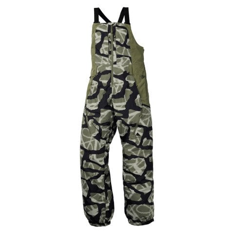 Salopeta Snowboard Dama Burton Reserve Bib - Graffiti Camo Forest Moss