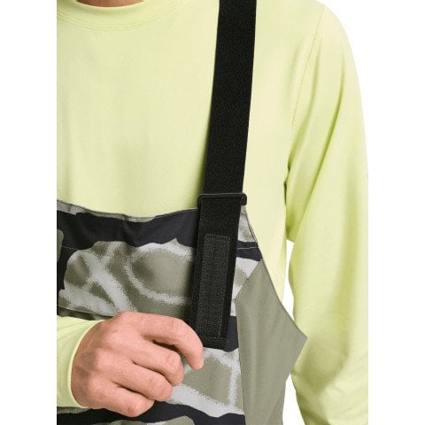 Salopeta Snowboard Barbati Burton Reserve Bib - Graffiti Camo Forest Moss