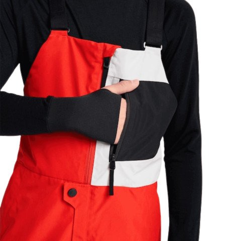 Salopeta Ski/Snowboard Copii Burton K Gore-Tex Powline Bib - Falame Scarlet/True Black