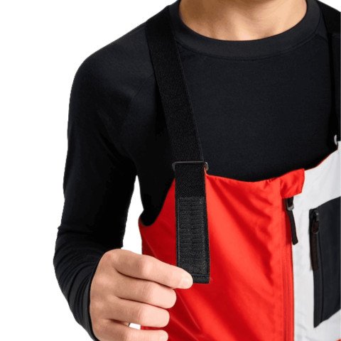 Salopeta Ski/Snowboard Copii Burton K Gore-Tex Powline Bib - Falame Scarlet/True Black