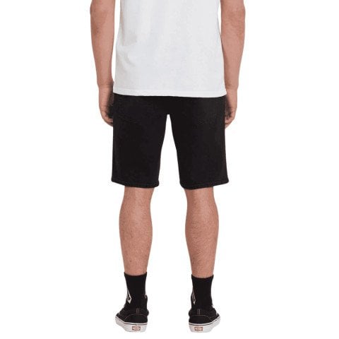 Pantaloni Scurti Barbati Volcom Solver Denim - Blackout - Volcom