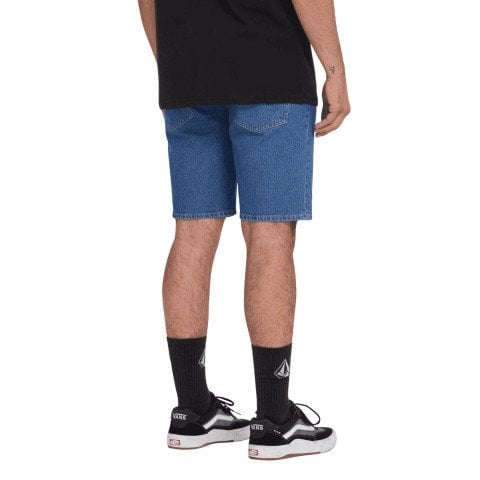 Pantaloni Scurti Barbati Volcom Solver Denim - Bold Blue - Volcom