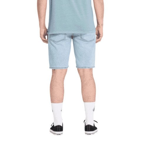 Pantaloni Scurti Barbati Volcom Solver Denim - Worn Light Blue