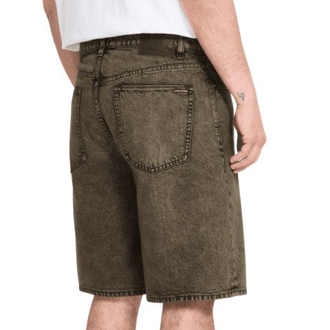 Pantaloni Scurti Barbati Volcom Billow Denim - Sage Leaf