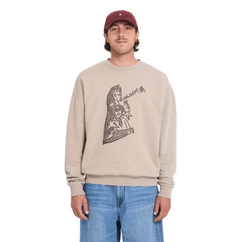 Bluza Barbati Volcom Issam Auptel - Bark Brown