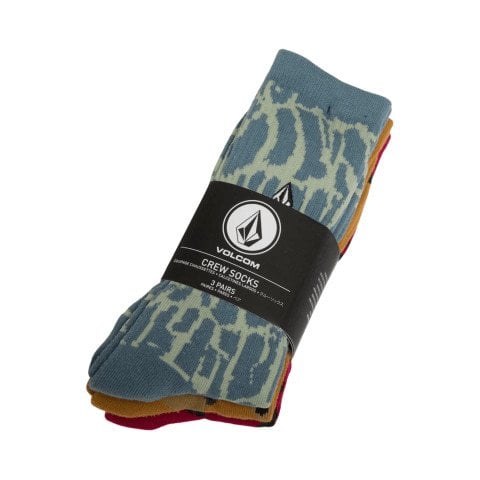 Set Sosete Sosete Volcom Print Mixer 2 3PK - Mixed - Volcom