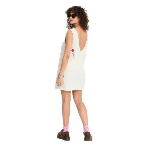 Rochie Volcom Mickey Mason - Dirty White