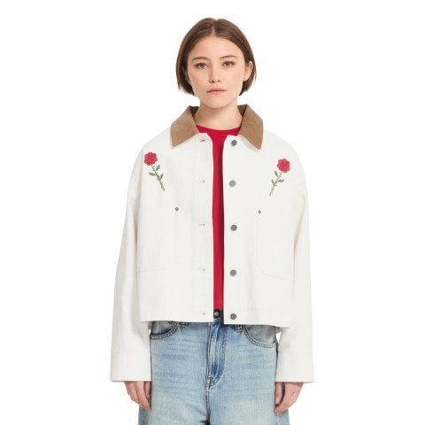 Jacheta Dama Volcom Mickey Mason - Off White