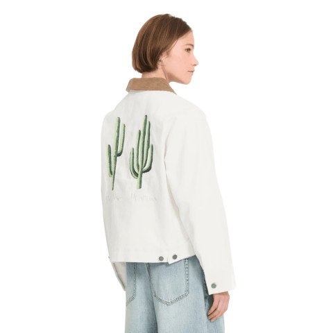 Jacheta Dama Volcom Mickey Mason - Off White - Volcom