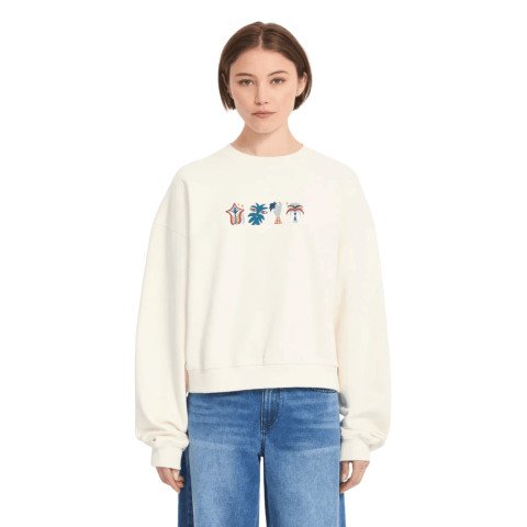 Bluza Dama Volcom Bruno Lucas - Off White