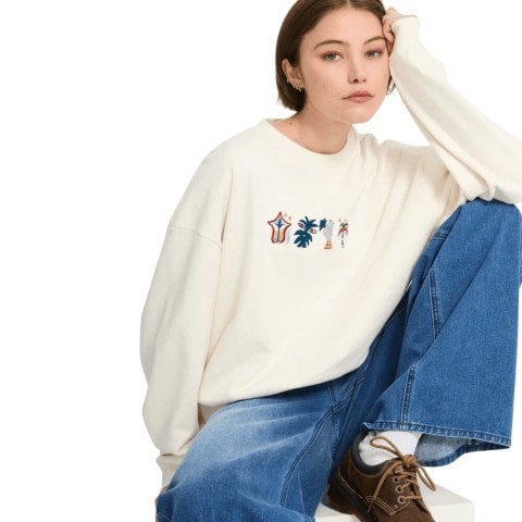 Bluza Dama Volcom Bruno Lucas - Off White