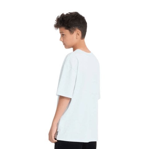 Tricou Copii Volcom Ben Sanaire 1 - Light Blue Acid