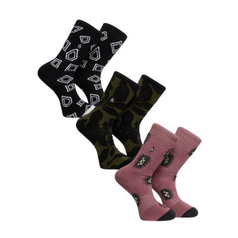 Set Sosete Volcom Print Mixer 3PK - Multi - Volcom