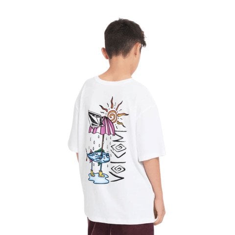 Tricou Copii Volcom Sunfish - White - Volcom