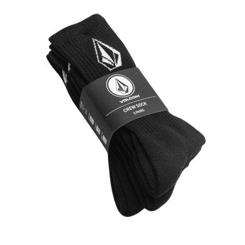 Set Sosete Volcom Full Stone 3PK - Black - Volcom