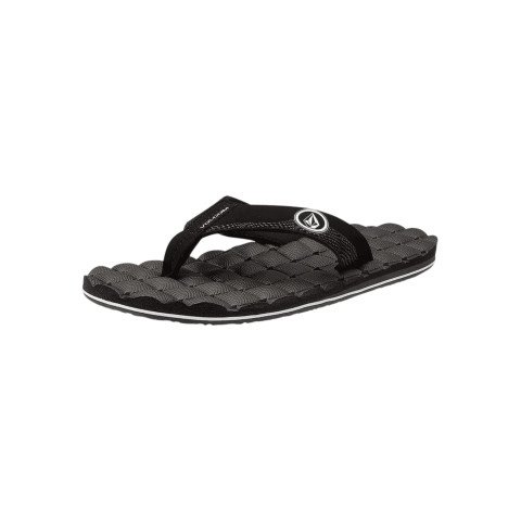 Papuci Volcom Recliner - Black White