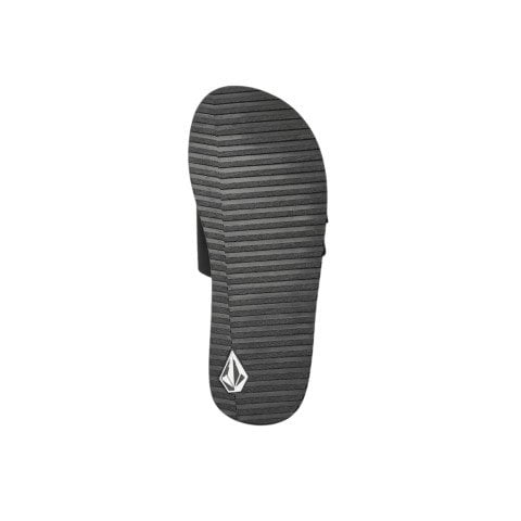 Papuci Volcom Recliner Slide - Black White