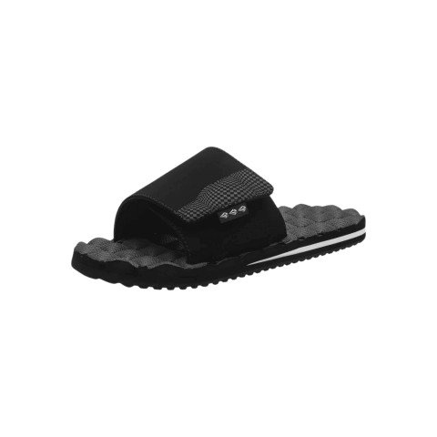 Papuci Volcom Recliner Slide - Black White