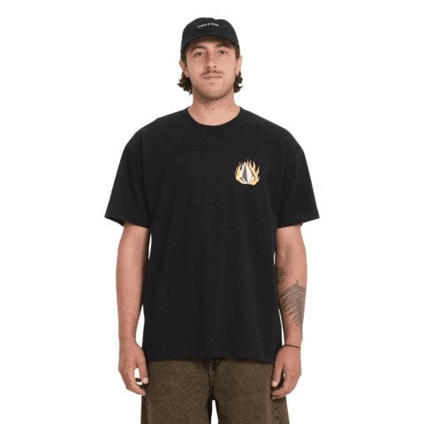 Tricou Barbati Volcom Double Fantasy - Black
