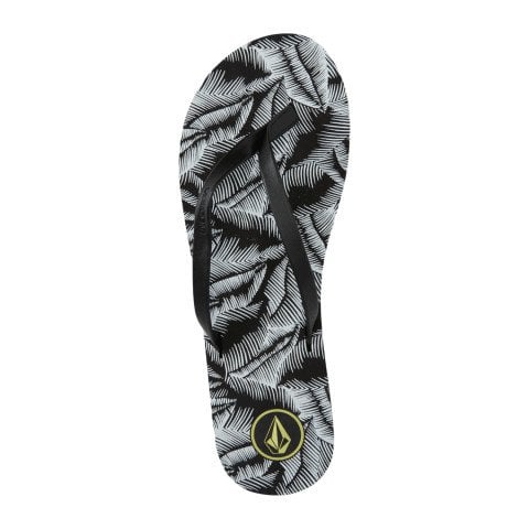 Papuci Volcom Color Me Spring - Black White
