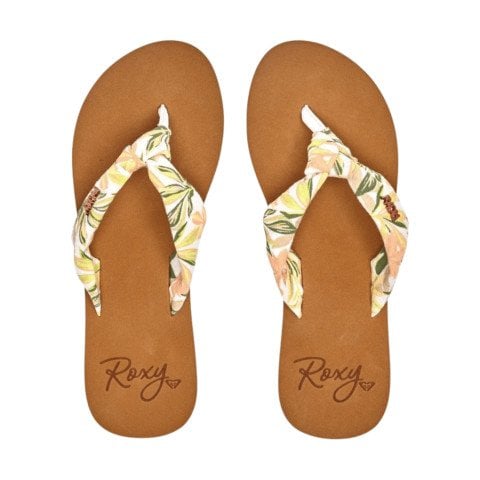 Papuci Roxy Paia IV - White/Pink