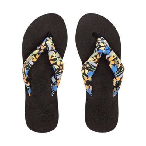 Papuci Roxy Paia IV - White/Black