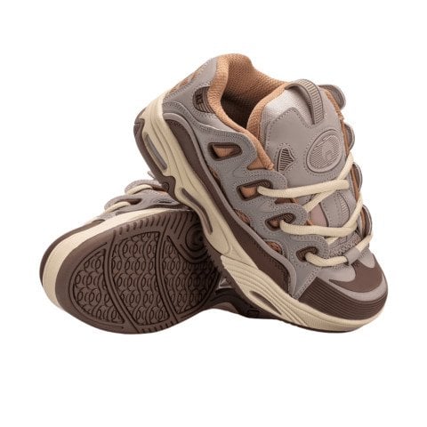 Skate Shoes Osiris D3 2001 - Tan/Plum/Lilac - Osiris
