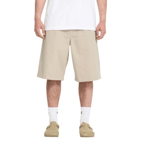 Pantaloni Scurti Barbati Volcom Chillow Pleat - Light Khaki - Volcom