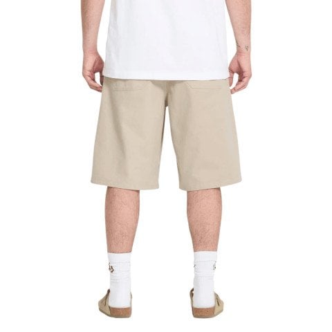 Pantaloni Scurti Barbati Volcom Chillow Pleat - Light Khaki - Volcom