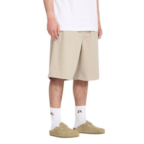 Pantaloni Scurti Barbati Volcom Chillow Pleat - Light Khaki