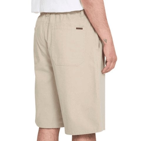 Pantaloni Scurti Barbati Volcom Chillow Pleat - Light Khaki