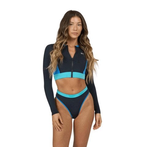 Slip Costum Baie Dama Salty Crew Surf Break Cheeky - Black