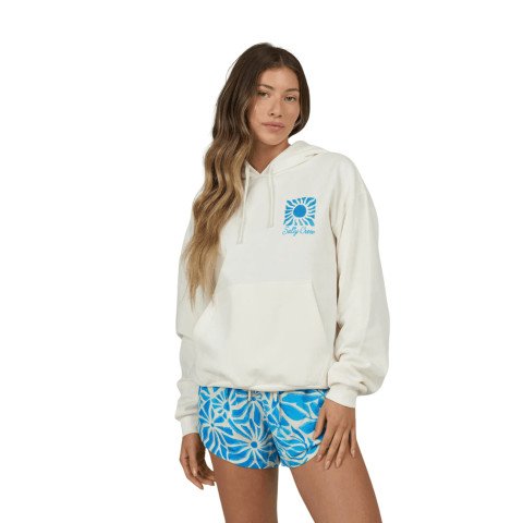Hanorac Dama Salty Crew Sunblock - Off White