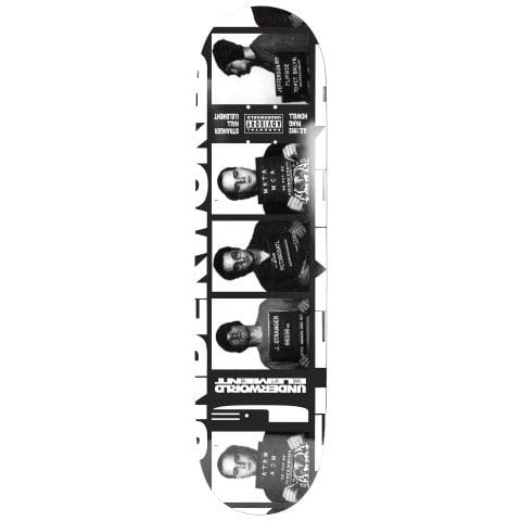 Placa Skateboard Underworld Element Mugshots 8.25 - Black/White - Underworld Element