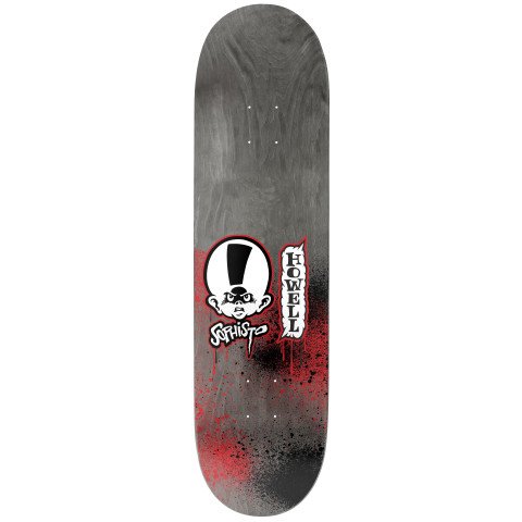 Placa Skateboard Zero Sophisto Knife Kid 8.25 - Black/Red - Zero Sophisto