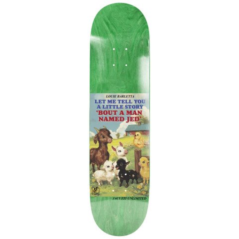 Placa Skateboard Jacuzzi Louie Barletta Storybook 8.25 - Green - Jacuzzi