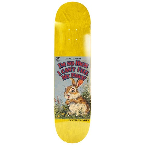 Placa Skateboard Jacuzzi Caswell Berry Storybook 8.0 - Yellow - Jacuzzi