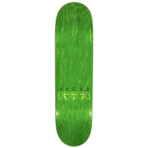 Placa Skateboard Opera Clips 8.375 - Safety Yellow - Opera
