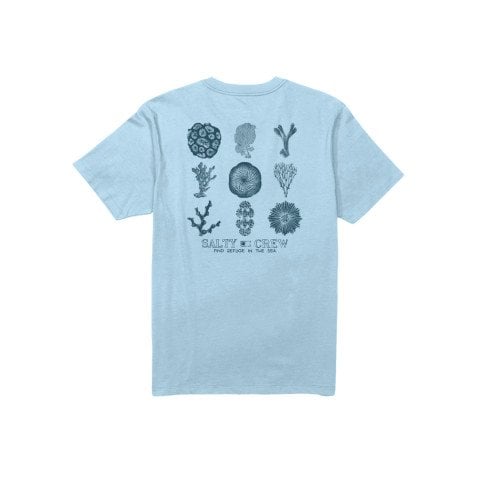 Tricou Barbati Salty Crew Coral Head - Clear Sky
