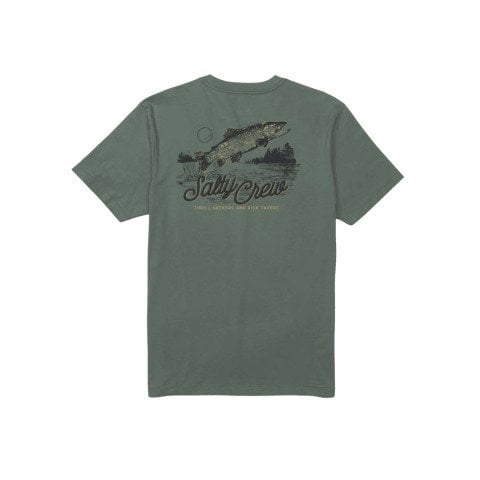 Tricou Barbati Salty Crew Fish Fest - Laurel Wreath