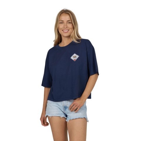 Tricou Dama Salty Crew Tippet Cali Skimmer - Bright Navy - Salty Crew