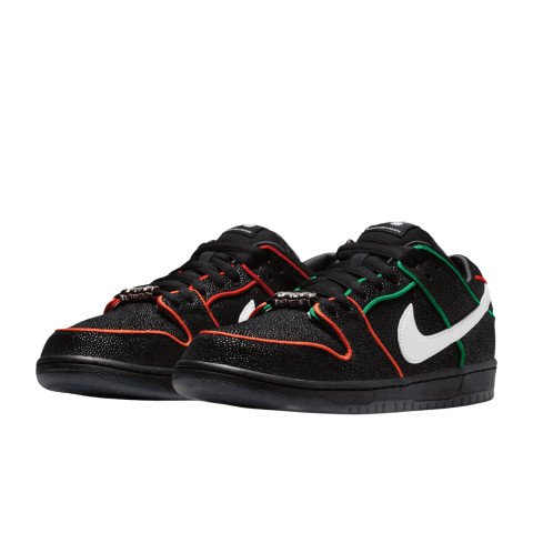 Sneakers Nike Dunk Low Pro X Bronx Girl Skate - Black/Red/Total Orange/White - Nike