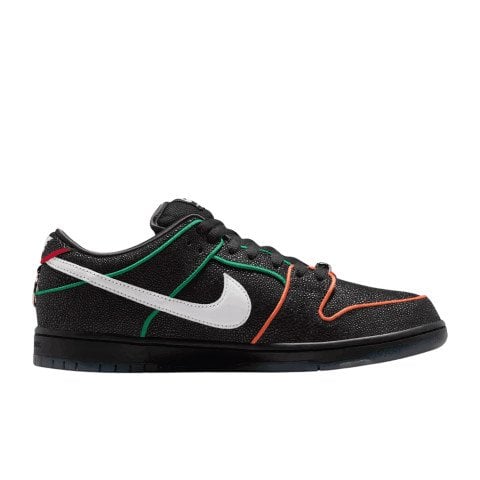 Sneakers Nike Dunk Low Pro X Bronx Girl Skate - Black/Red/Total Orange/White